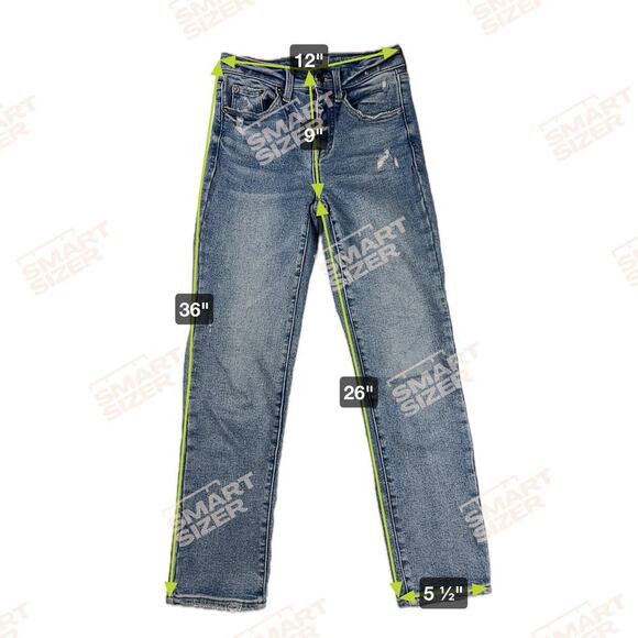 Pistola Monroe High Rise Slim Cigarette Jeans in Smith Wash 
Size 24 - Picture 8 of 12